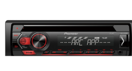 Pioneer DEH-S120UB - CD/MP3- Autoradio Rood met USB / AUX-IN