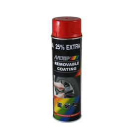 MOTIP SPRAYPLAST verwijderbare lak Rood 500ML