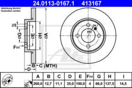 Remschijven set BMW 3 Serie (E30/2)/3 Serie (E30/2C)