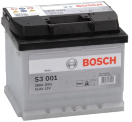 BOSCH S3001 auto start accu 12V 41AH