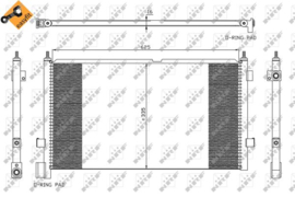 COOLCAR 53498 airconditioning condensor