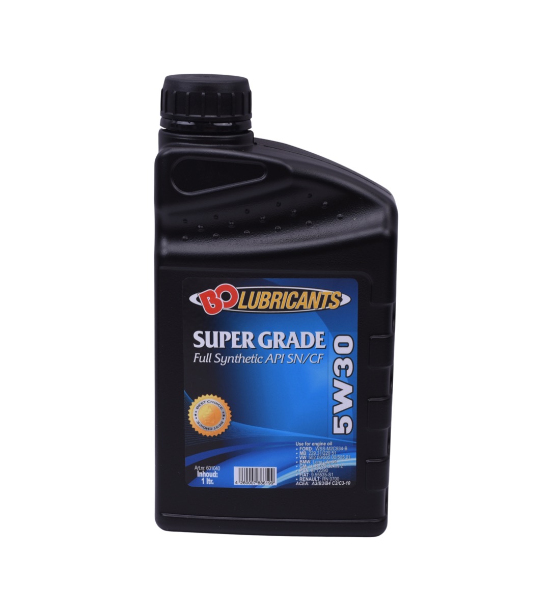 BO Motor-Oil 5W30 Super Grade Full Synthetic API SN/CF 1 liter