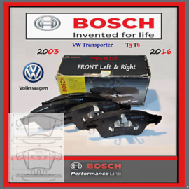 Bosch Remblokken set VW VOLKSWAGEN TRANSPORTER T5 T6  TDI