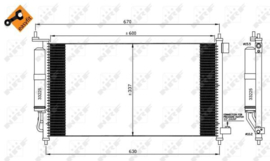 HC CARGO 260441 airco condensor