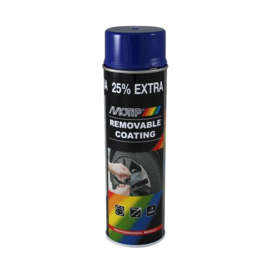 MOTIP SPRAYPLAST verwijderbare lak Blauw 500ML