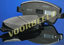 Remblokset vooras Opel Astra F