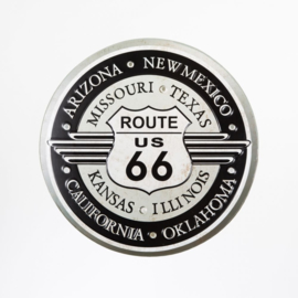 Metal sign States of Route 66