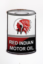 Metal sign Red Indian Barrel