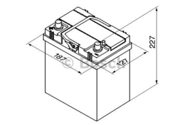 BOSCH S4019 auto start accu 12V 40AH  +links