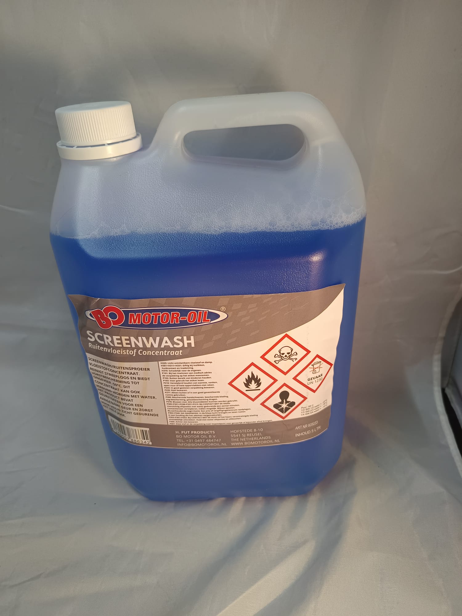 BO Motor-Oil Screenwash Concentraat 5 liter