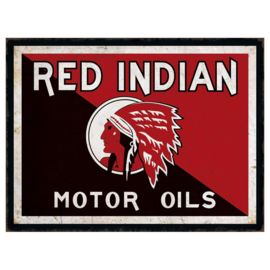 Metal sign Red Indian