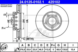 Remschijven set Audi Quattro/100/100 Avant/100 Quattro/100 Avant Quattro/200/200 Avant/200  Quattro/200 Avant Quattro