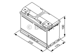 BOSCH S4011 auto start accu 12V 80Ah