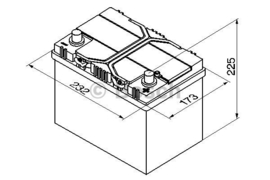 BOSCH S4024 auto start accu 12V 60AH