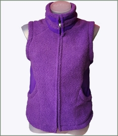 Fluffy Body-warmer purple