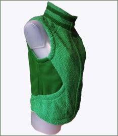 Fluffy Body-warmer green