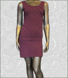 Tunic Symetric aubergine
