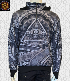 Flower of Life Hoodie black