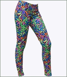 Juicy fruit weed leggings