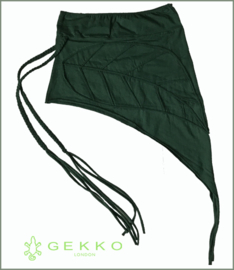 Leaf mini-skirt green