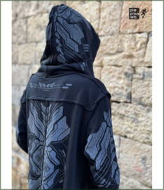 Delta hooded Cardigan
