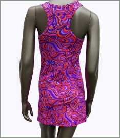 Purple Splash Y-back tunic UV