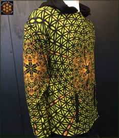 Flower of Life full print zip-vest