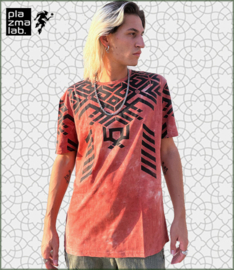 Nameless T-shirt orange tie dye