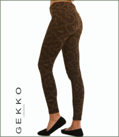 Shipibo leggings olive