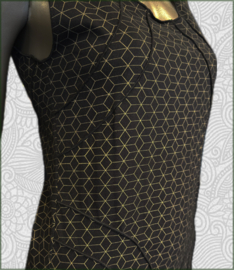 Tunic symetric black