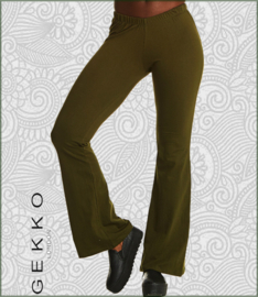 Flare legging green