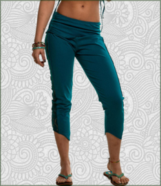 Lace Capri leggings petrol