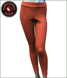 Leggings Paisley golden brown/copper