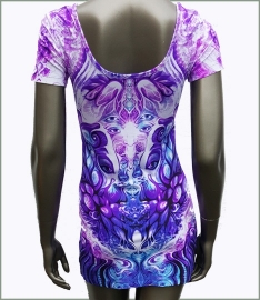 Purple Plasm shortsleeve tunic UV