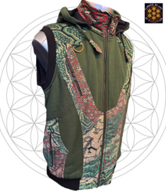 Mandala body-vest green