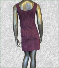 Tunic Symetric aubergine