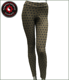 Leggings Sacred Geometry army green