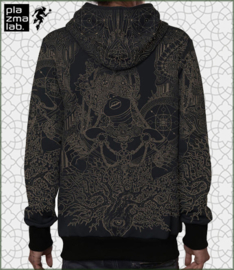 Persephone hood vest black