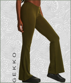 Flare legging green