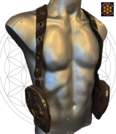 Hexagon pocket holster vest