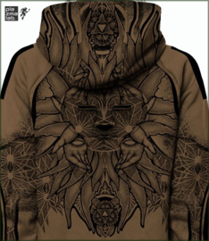 Nightwalker hood vest Moka