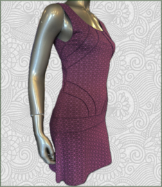 Tunic Symetric aubergine
