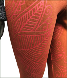 Leggings Paisley golden brown/copper