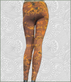 Tye-Die Legging brown