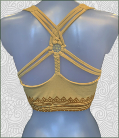 Crop Top FOL beige