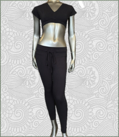 Open side Legging Black