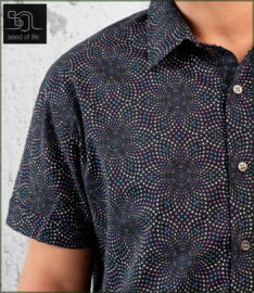 Flowry button shirt