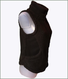 Fluffy Body-warmer black