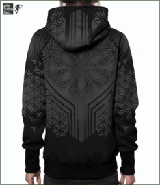 Shuriken black hood vest