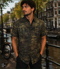PlaZmaLab Deep Forest Button shirt